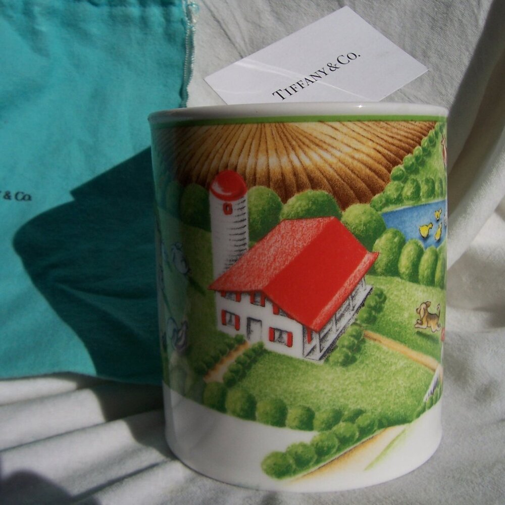 Tiffany & Co. "Farm" Fine Bone China Baby Bank